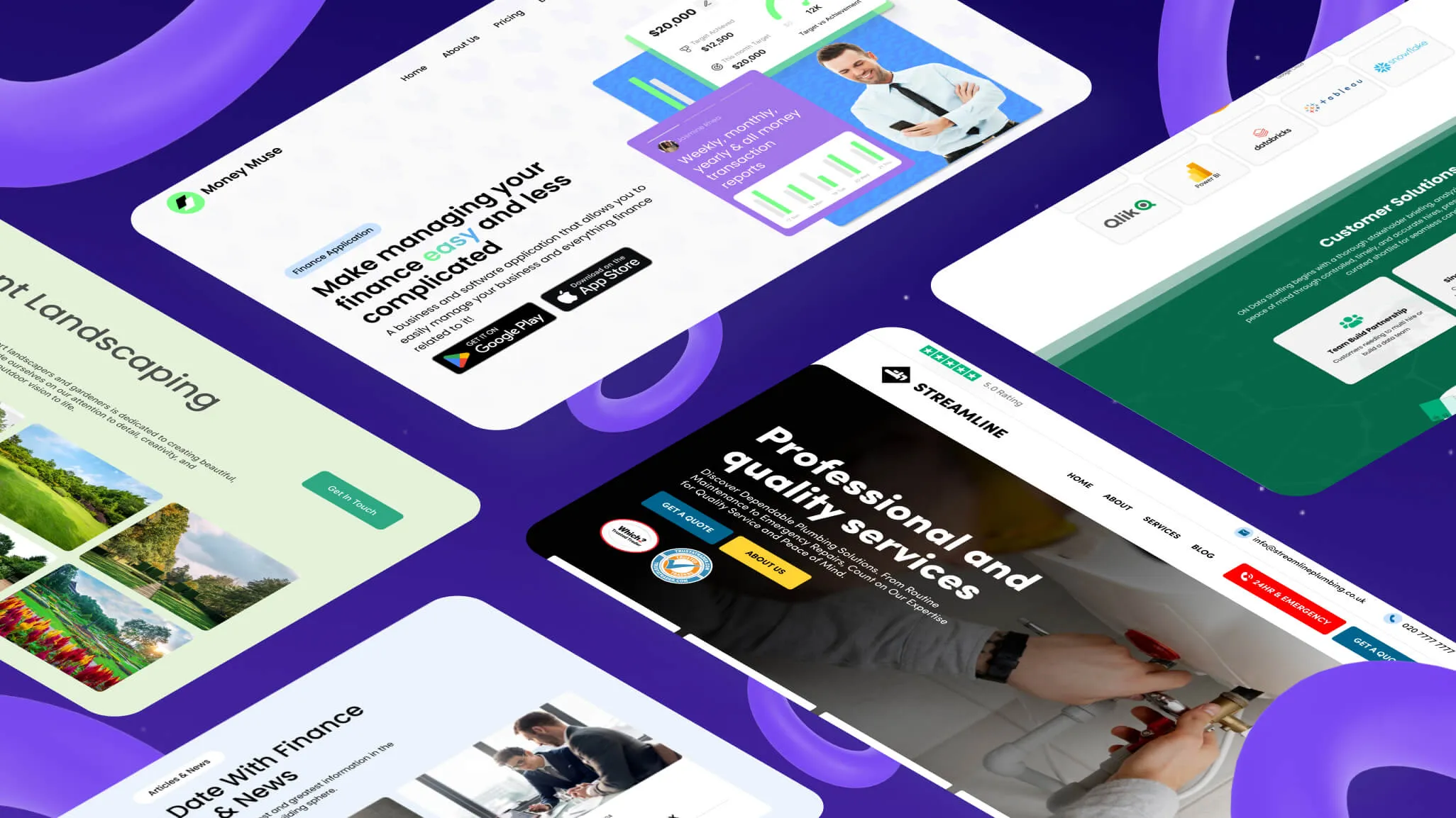 Growth website designed by Design Wiz