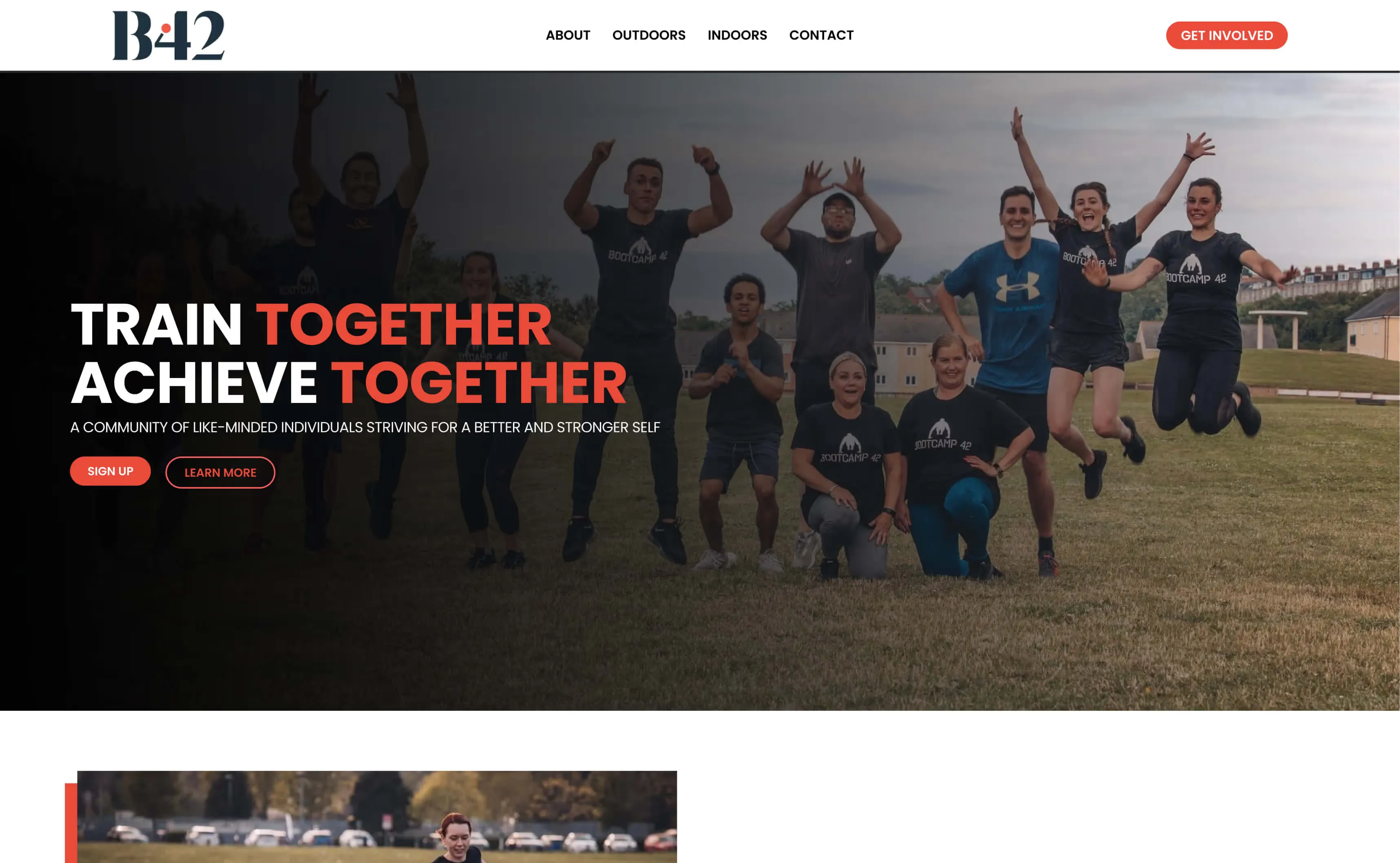 B42 Functional Training website preview
